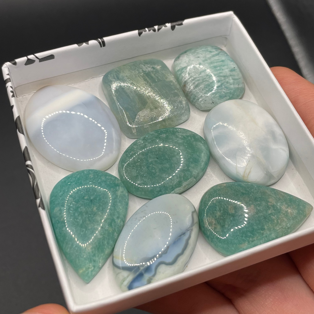 Mixed Blue Cabochon Selection Box