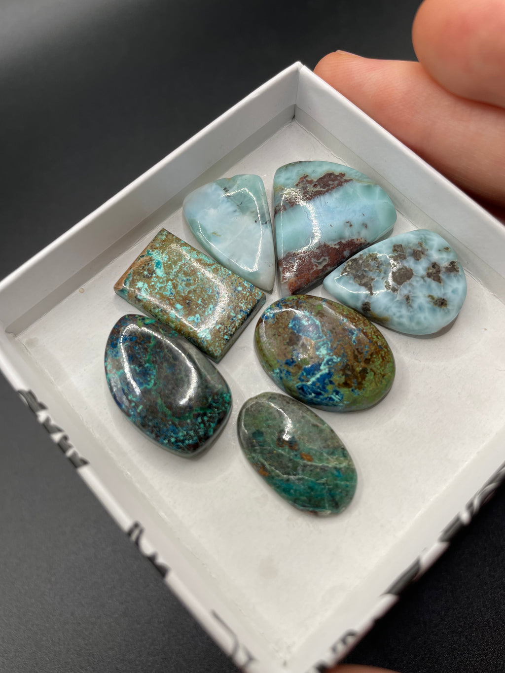 Mixed Blue Cabochon Selection Box