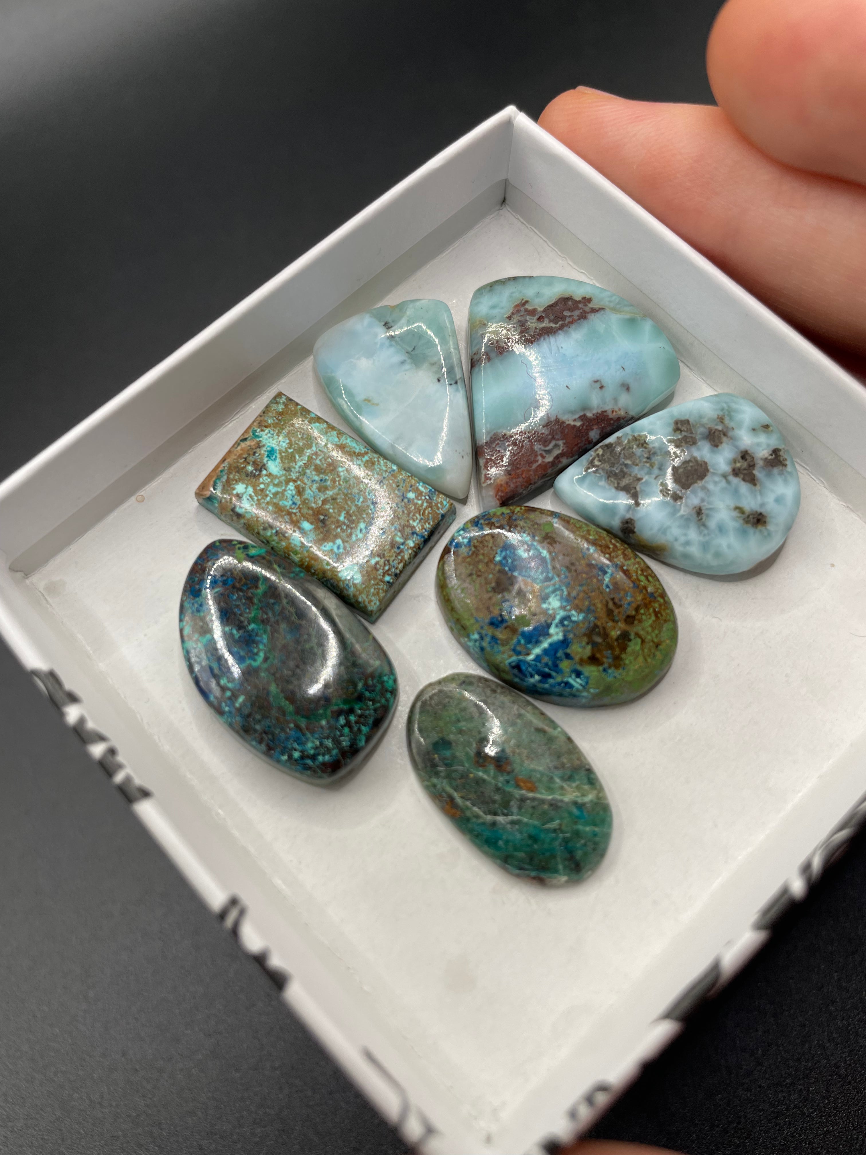 Mixed Blue Cabochon Selection Box