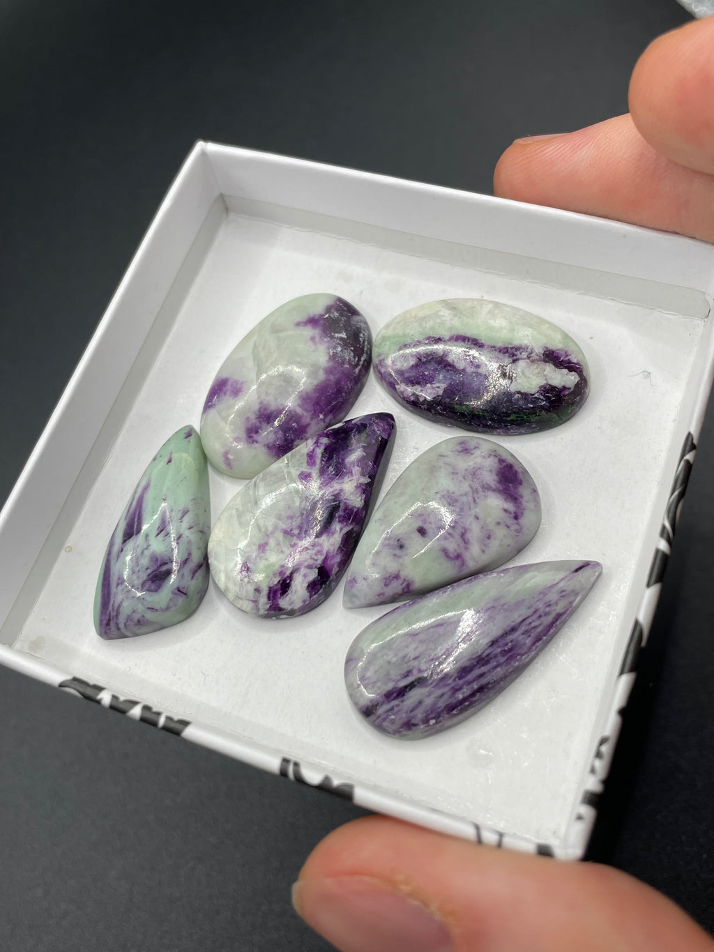 Kammererite Cabochon Selection Box
