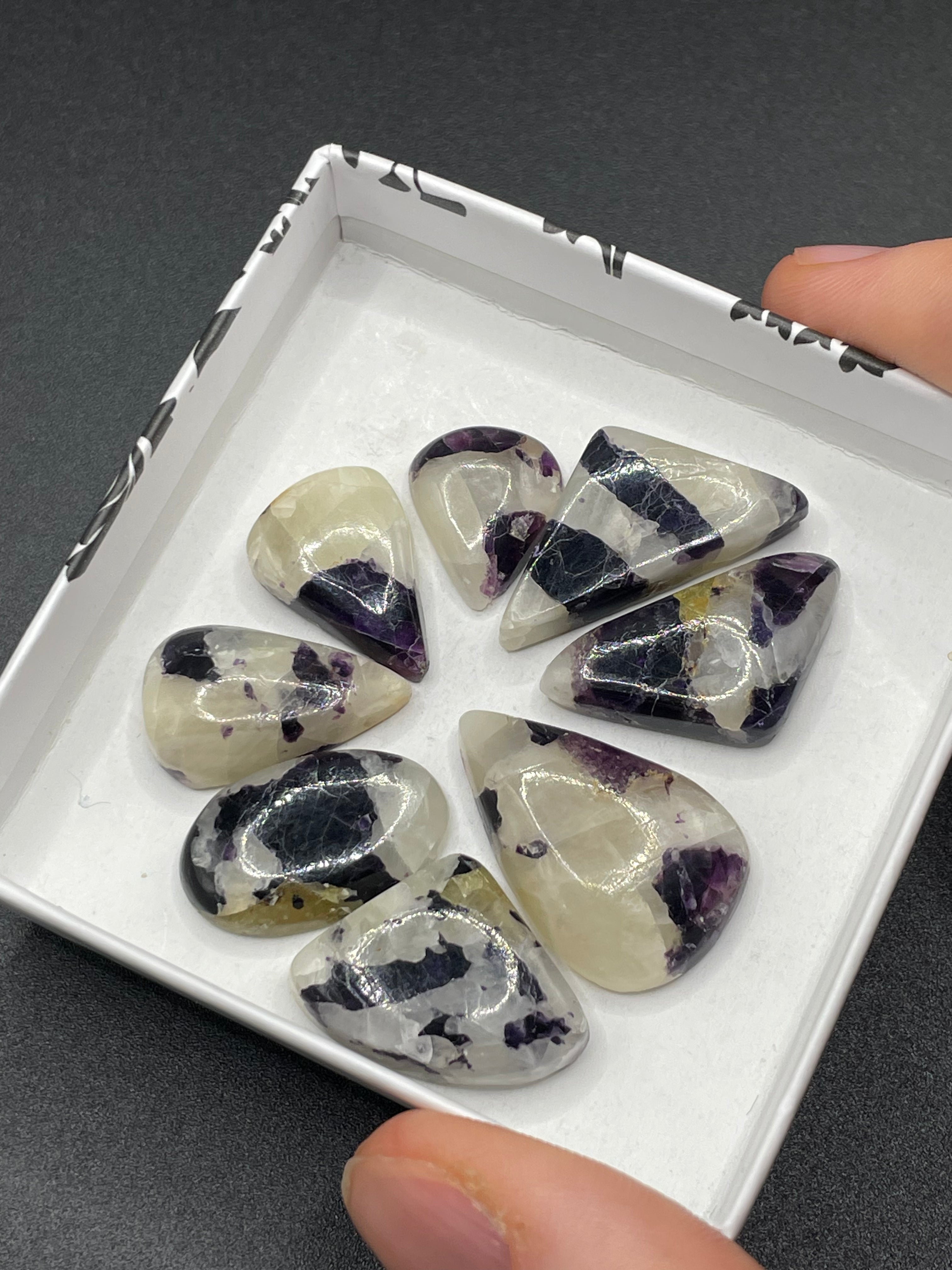 Fluorite Cabochon Selection Box