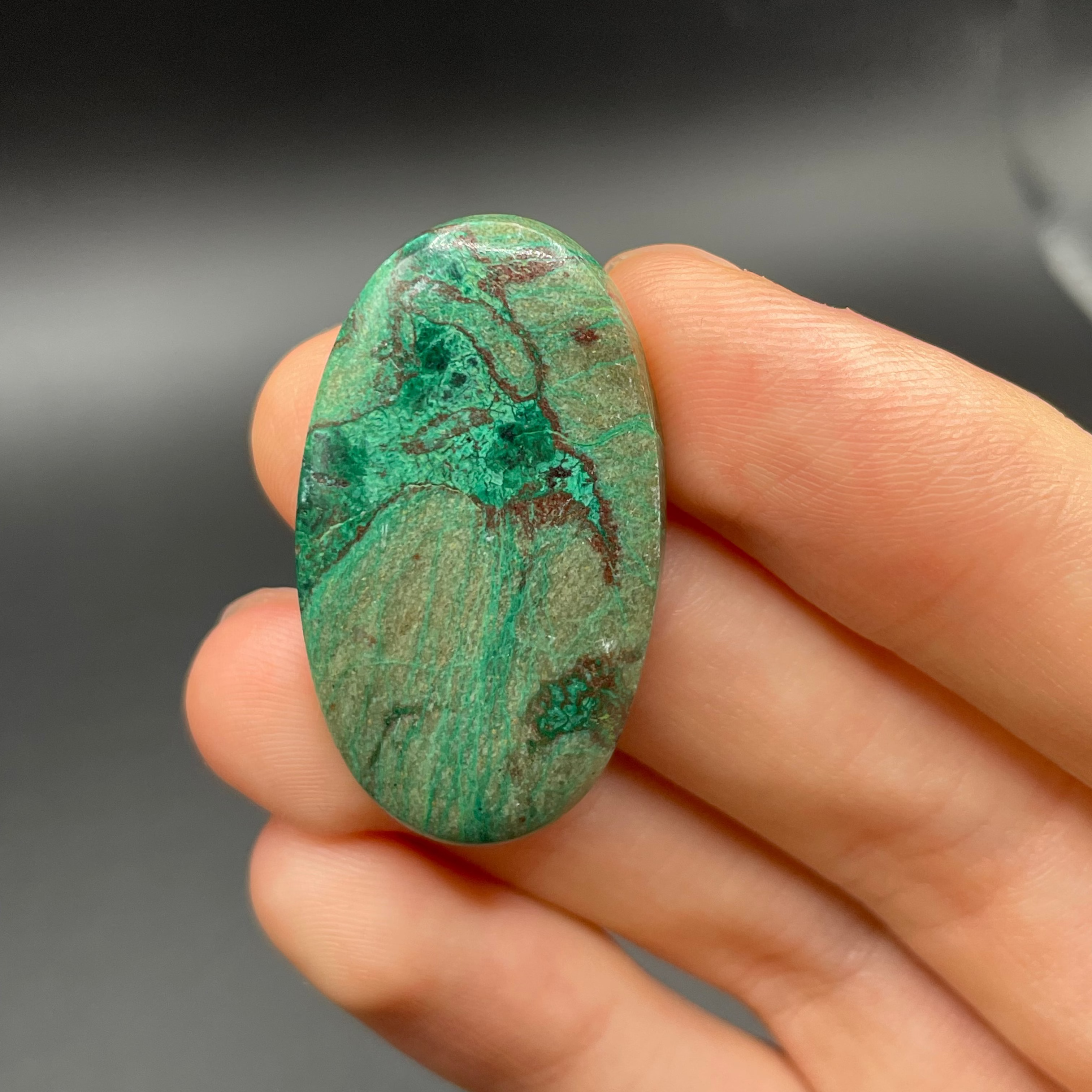 Large Chrysocolla Oval Cabochon