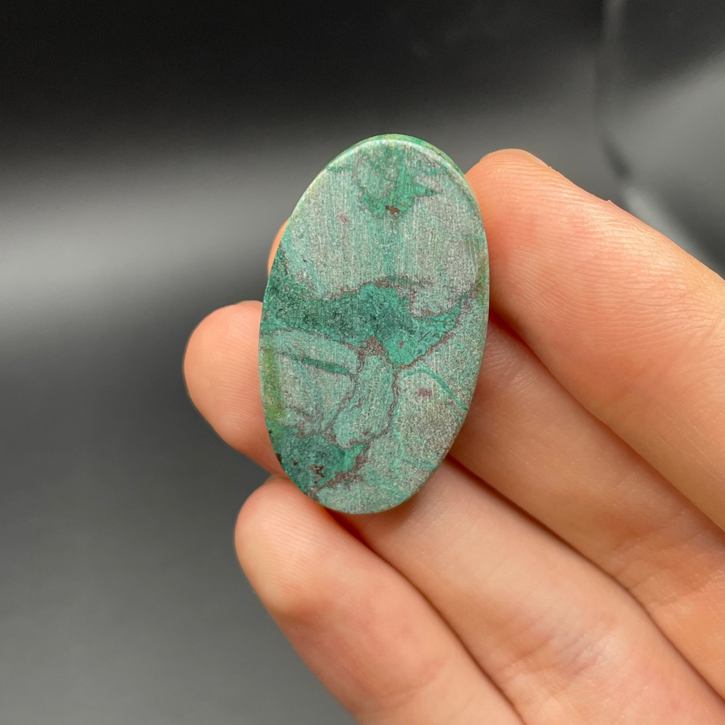 Large Chrysocolla Oval Cabochon