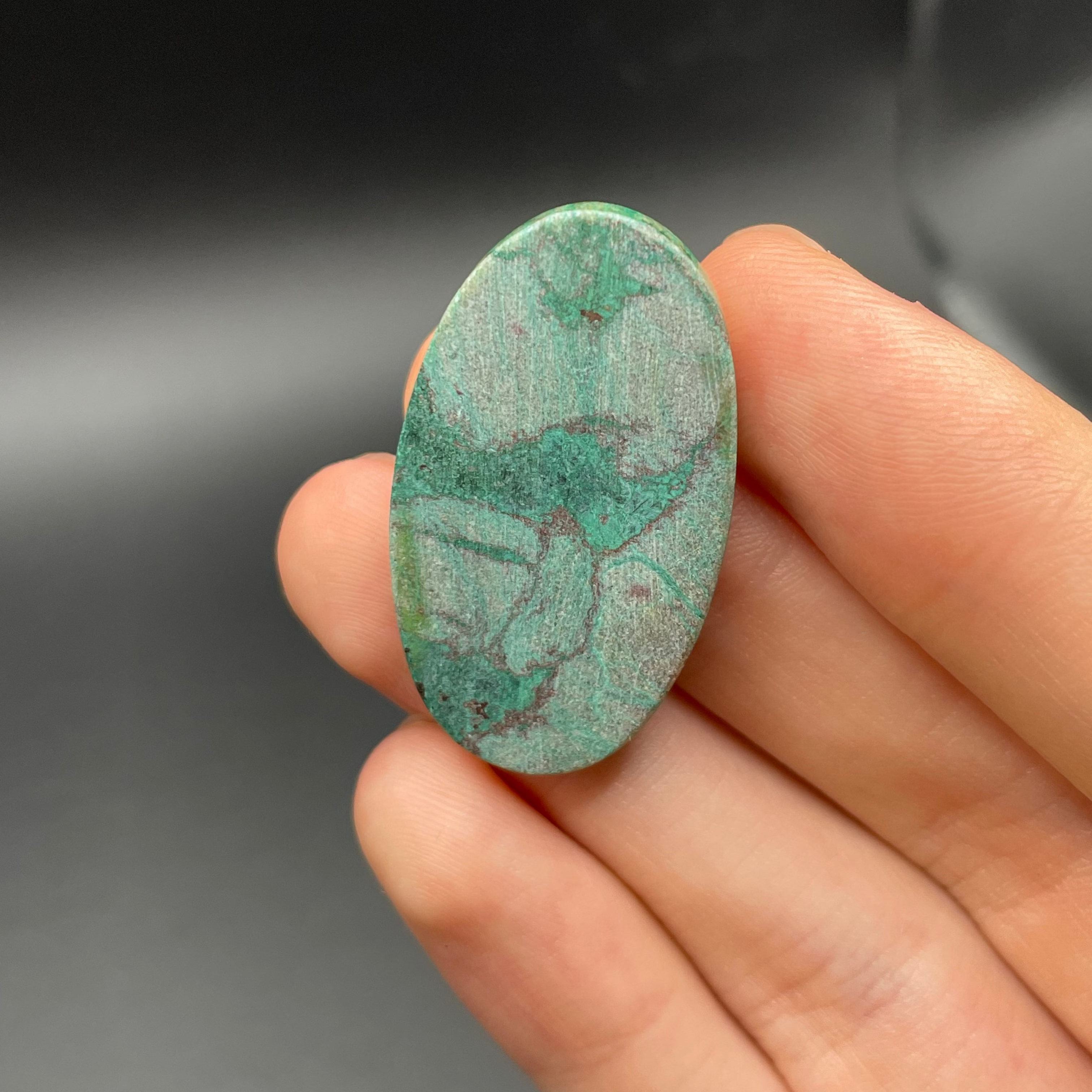 Large Chrysocolla Oval Cabochon